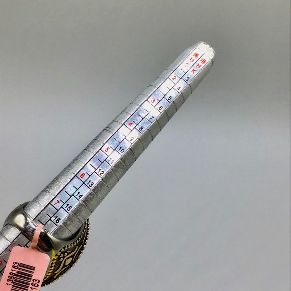 Two Tones Silver & Gold Ring Size 8 Green Glass Stone Ornate Design Oval Shaped - Picture 12 of 12